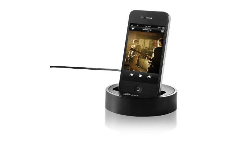 LG Micro DVD System met 100W vermogen, compatibel met iPhone/iPod, USB Direct Recording, Portable in en HDMI out., TB106