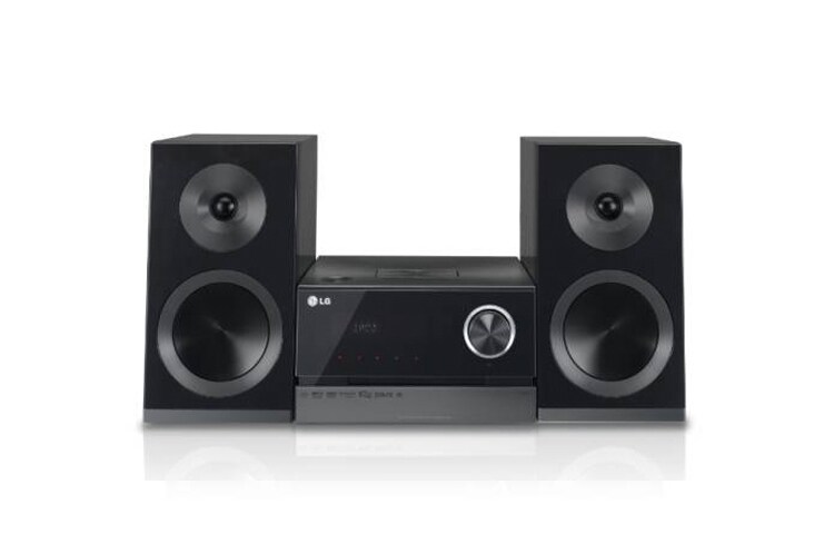 Vooraanzicht van Micro CD System met 140W vermogen, Auto EQ, iPhone/iPod Direct Docking, USB Direct Recording en Portable in XA146
