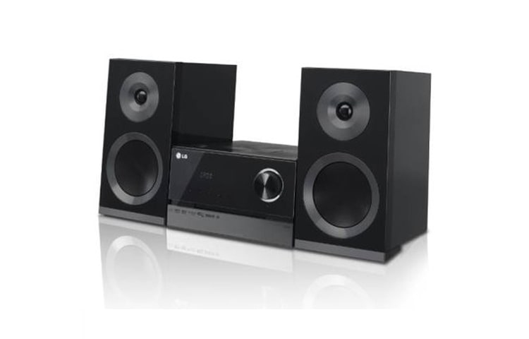 LG Micro CD System met 140W vermogen, Auto EQ, iPhone/iPod Direct Docking, USB Direct Recording en Portable in, XA146