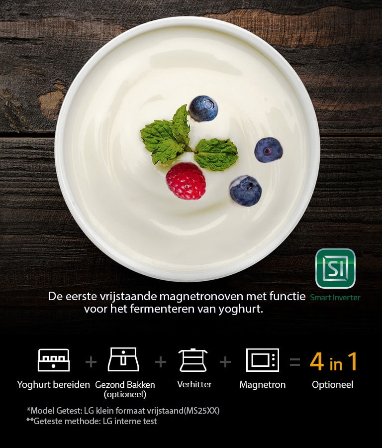 Feature card van 39 L Magnetron ZilverDUAL Inverter Compressor™ Infrared Heating™ EasyClean™ MJ3965ACS