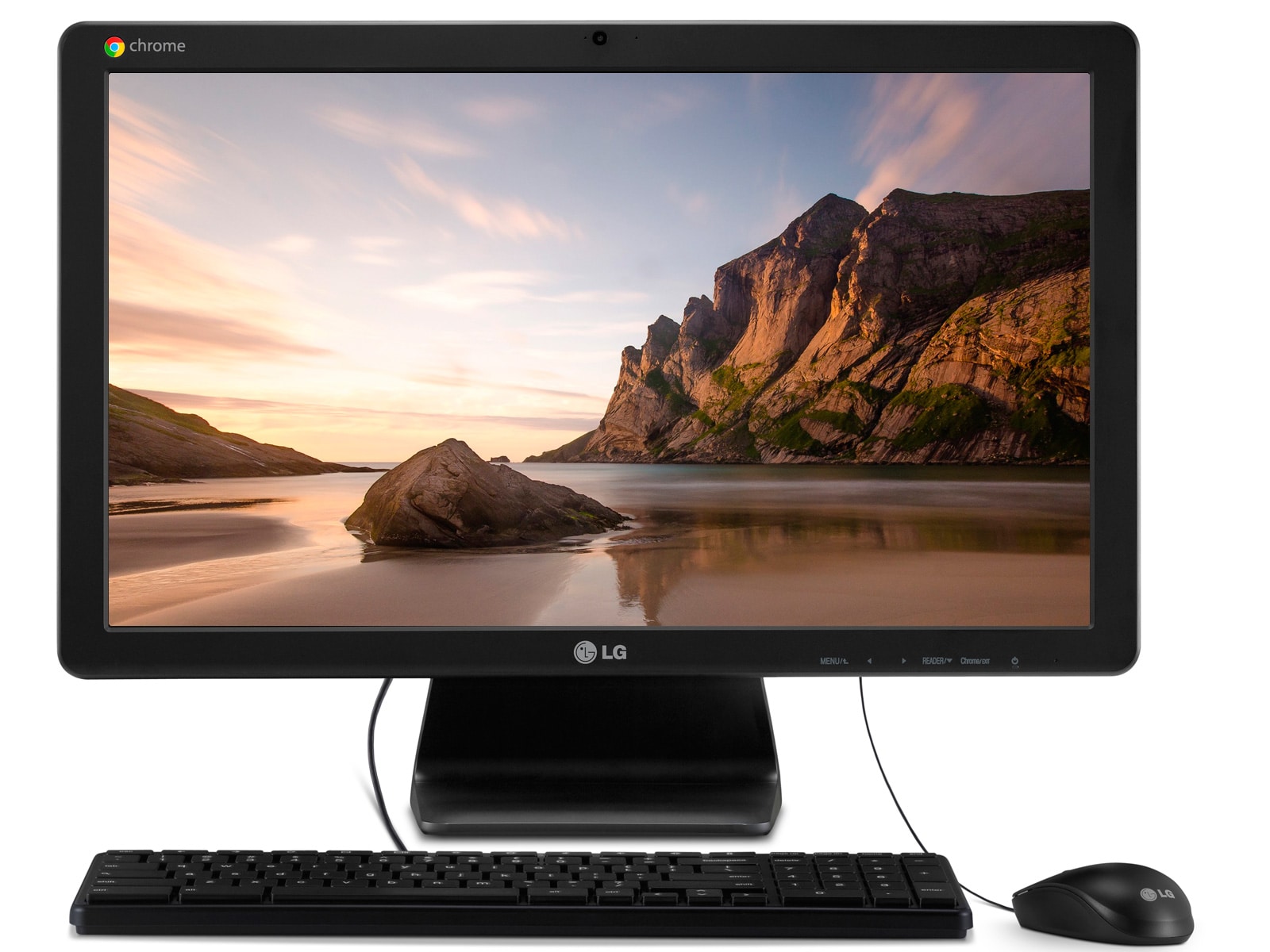 LG 22" | 1920x1080 Full HD IPS beeldscherm | Powered by Chrome OS® | Duizenden apps beschikbaar, 22CV241-B