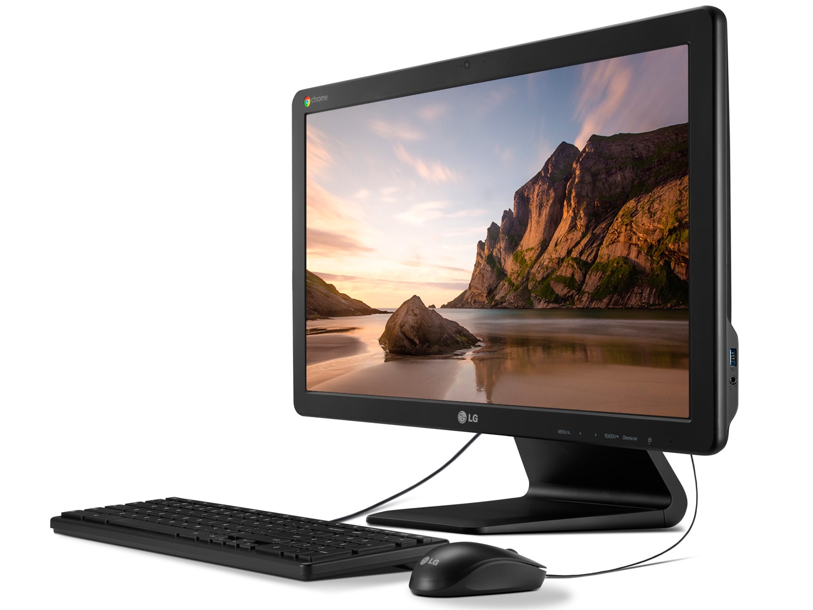LG 22" | 1920x1080 Full HD IPS beeldscherm | Powered by Chrome OS® | Duizenden apps beschikbaar, 22CV241-B