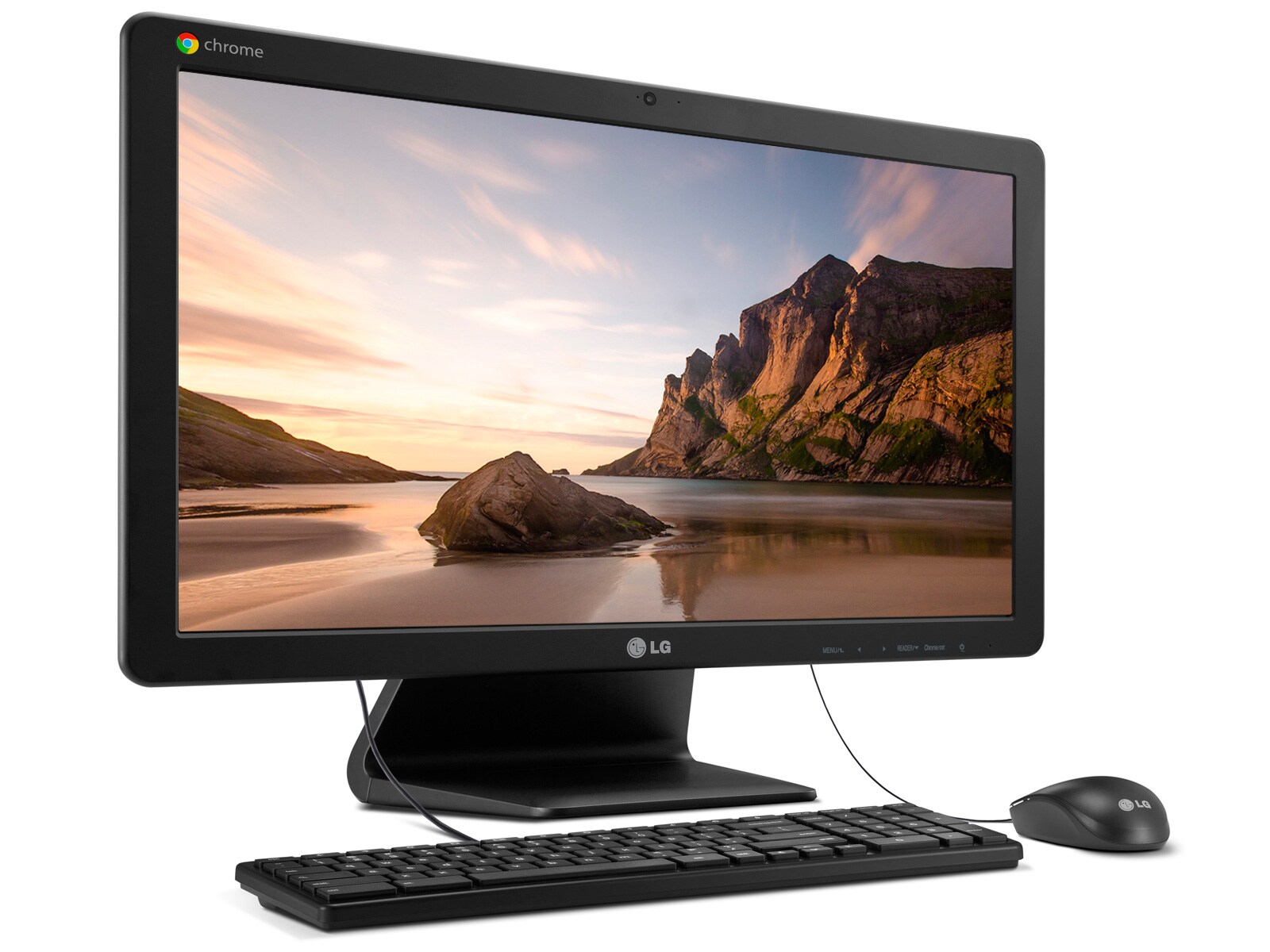 LG 22" | 1920x1080 Full HD IPS beeldscherm | Powered by Chrome OS® | Duizenden apps beschikbaar, 22CV241-B
