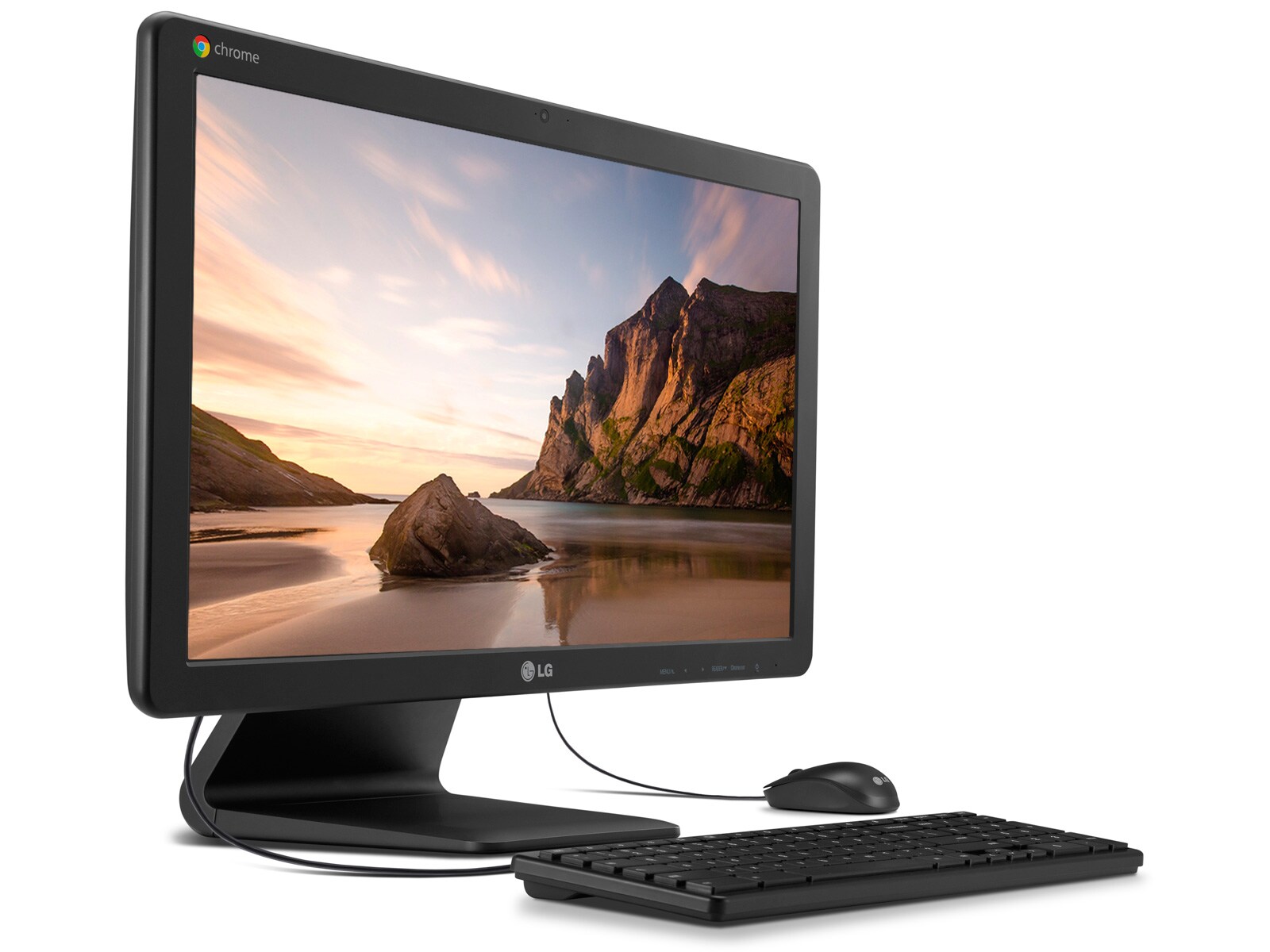 LG 22" | 1920x1080 Full HD IPS beeldscherm | Powered by Chrome OS® | Duizenden apps beschikbaar, 22CV241-B