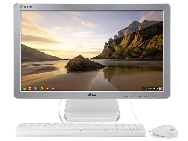 LG 22" | 1920x1080 Full HD IPS beeldscherm | Powered by Chrome OS® | Duizenden apps beschikbaar, 22CV241-W