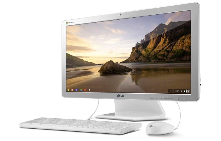 LG 22" | 1920x1080 Full HD IPS beeldscherm | Powered by Chrome OS® | Duizenden apps beschikbaar, 22CV241-W