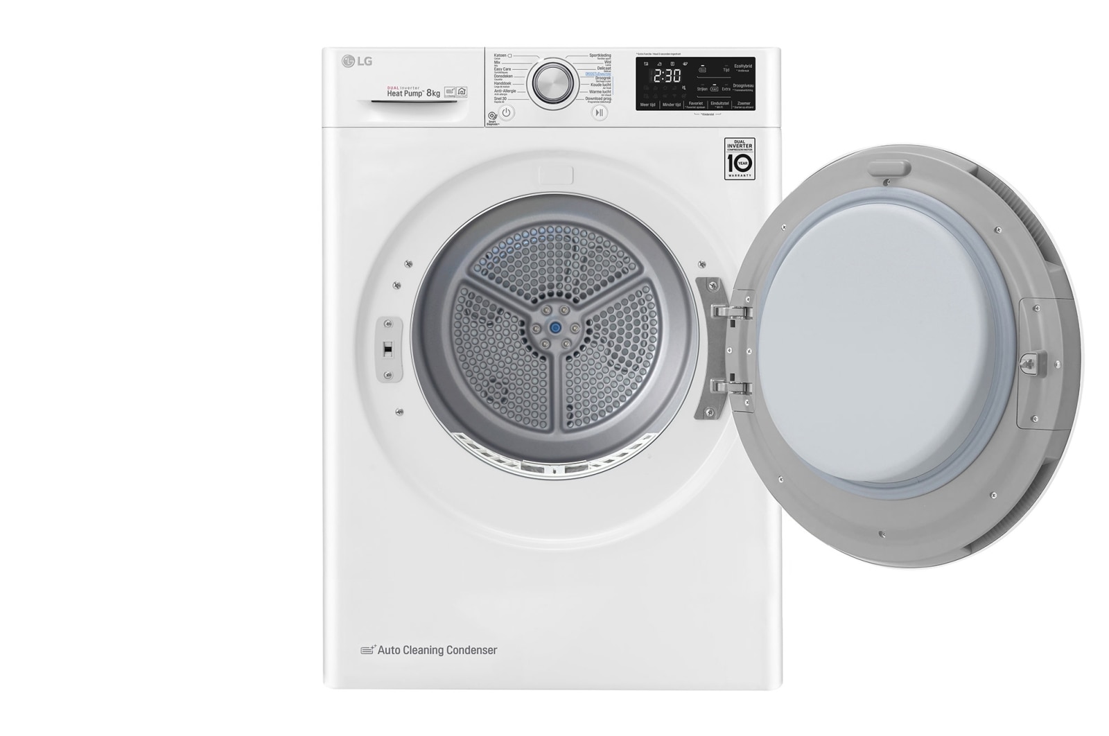 LG Supersnel of superzuinig | Dual Inverter Heat Pump™ | A+++ | 8 kg | Auto Cleaning Condensor | ThinQ™, RC80U2AV0Q