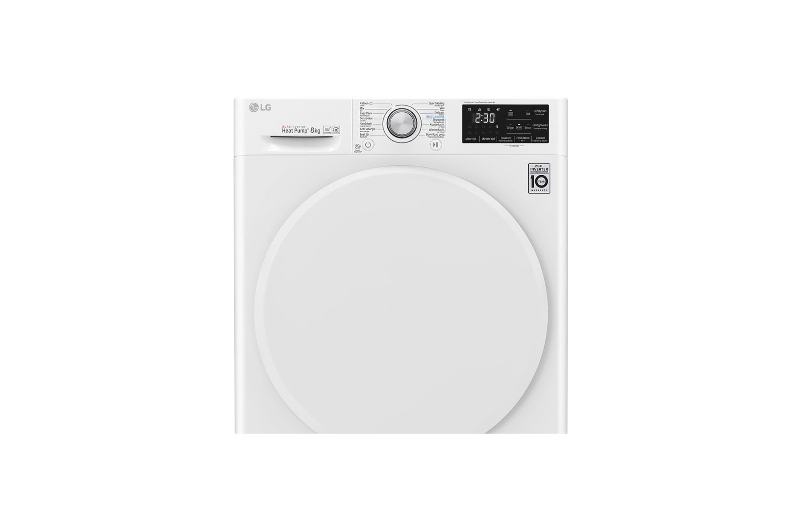 LG Supersnel of superzuinig | Dual Inverter Heat Pump™ | A+++ | 8 kg | Auto Cleaning Condensor | ThinQ™, RC80U2AV0Q