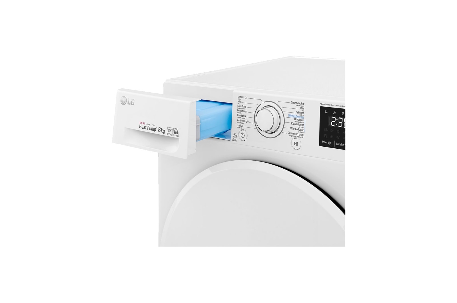 LG Supersnel of superzuinig | Dual Inverter Heat Pump™ | A+++ | 8 kg | Auto Cleaning Condensor | ThinQ™, RC80U2AV0Q