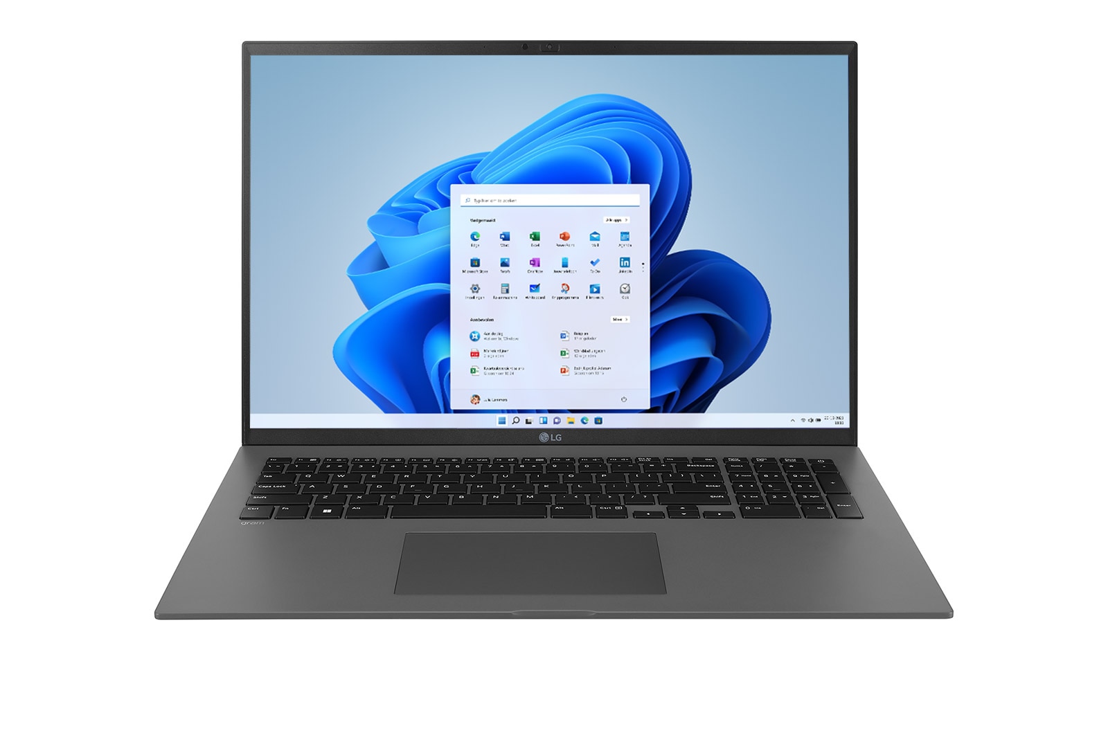LG gram 17" Ultra-lichtgewicht met 16:10 IPS anti-weerspiegeling display en Intel® Evo 12th Gen. Processor, 17Z90Q-G.AA56N