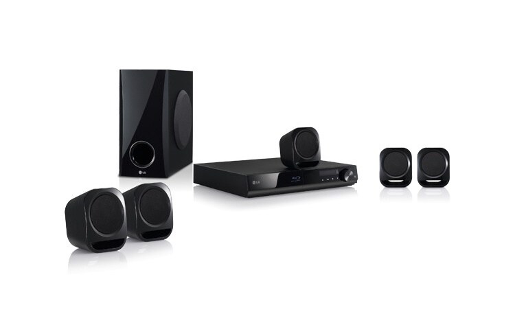 Vooraanzicht van 5.1Ch Blu-ray Home Theater System | Vertical stylish &amp; Floating design | 330W BH4120S