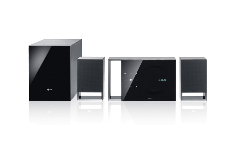 Vooraanzicht van 2.1Ch Smart 3D Blu-ray Home Theater System | Vertical stylish &amp; Floating design | LG Smart TV | Smart share | Wi-Fi built-in | HDMI | DivX | Full HD Upscaling voor DVD&#39;s BH5320F