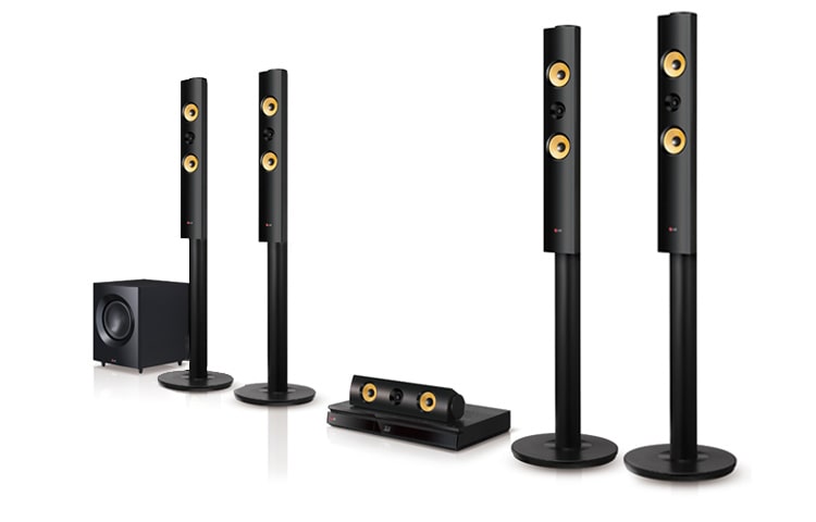 Vooraanzicht van Dankzij het geavanceerde LG home cinema systeem krijgt u een superieur geluid! BH7540TW