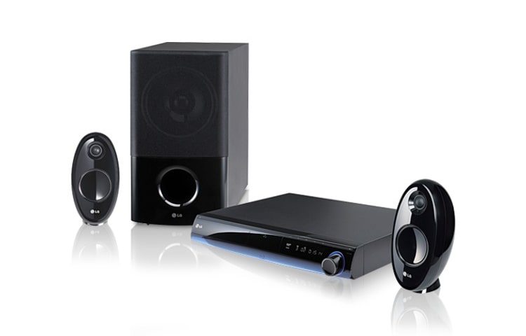 LG 2.1 Blu-Ray Home Theater systeem met YouTube, BD-live, Simplink en Full HD up-scaling voor DVD's, HB354BS