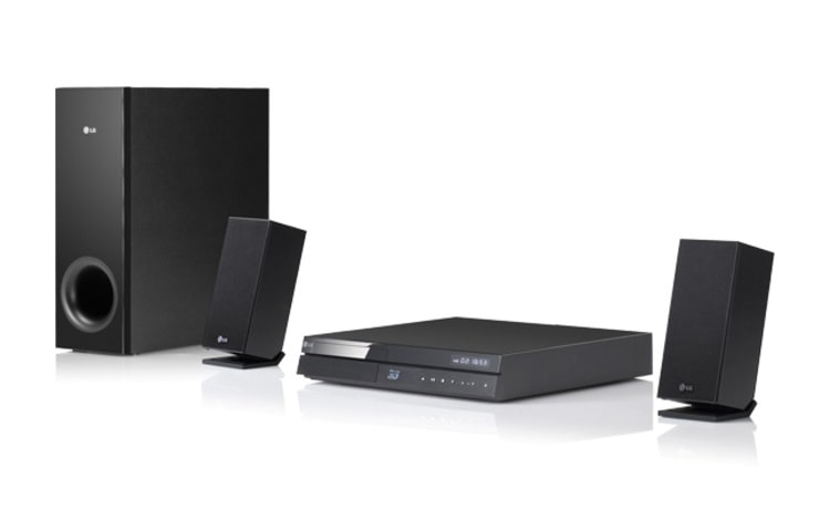Vooraanzicht van 2.1Ch Smart 3D Blu-ray™ Home Theater Systeem | 427W | LG Smart HX322
