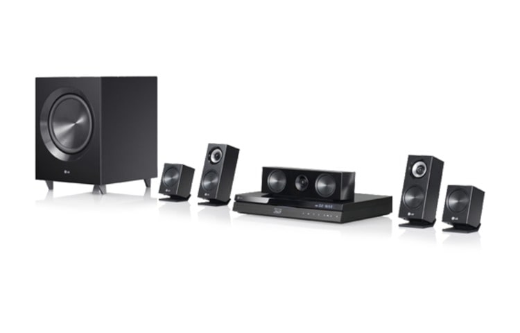 Vooraanzicht van 5.1Ch Smart 3D Blu-ray Home Theater Systeem | 1100W | LG Smart | Wi-Fi built-in HX552