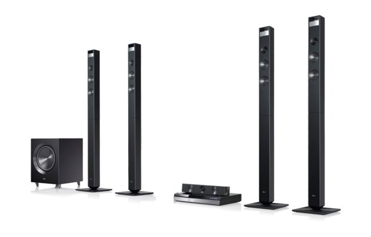Vooraanzicht van 9.1Ch Smart 3D Blu-ray Home Cinema Systeem | LG Smart | Wi-Fi built-in | 1100W | LG remote | HDMI | DivX | Full HD Upscaling voor DVD&#39;s HX772
