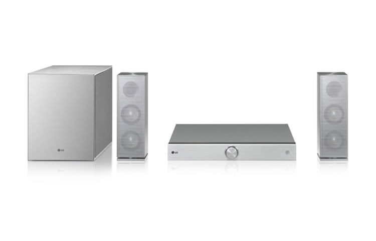 LG 5.1Ch Smart 3D Blu-ray Home Theater Systeem | Aluminium Metal Finish | 1100W | Cinema 3D Sound | LG Smart | Wi-Fi built-in, HX952