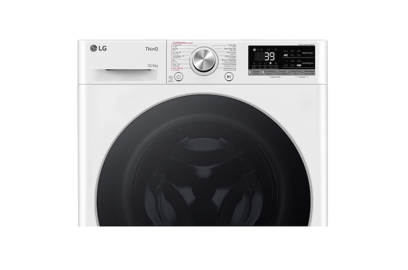 LG Was- droogcombinatie F4DR7006S1W | 10kg wassen / 6kg drogen | Turbowash 39, F4DR7006S1W