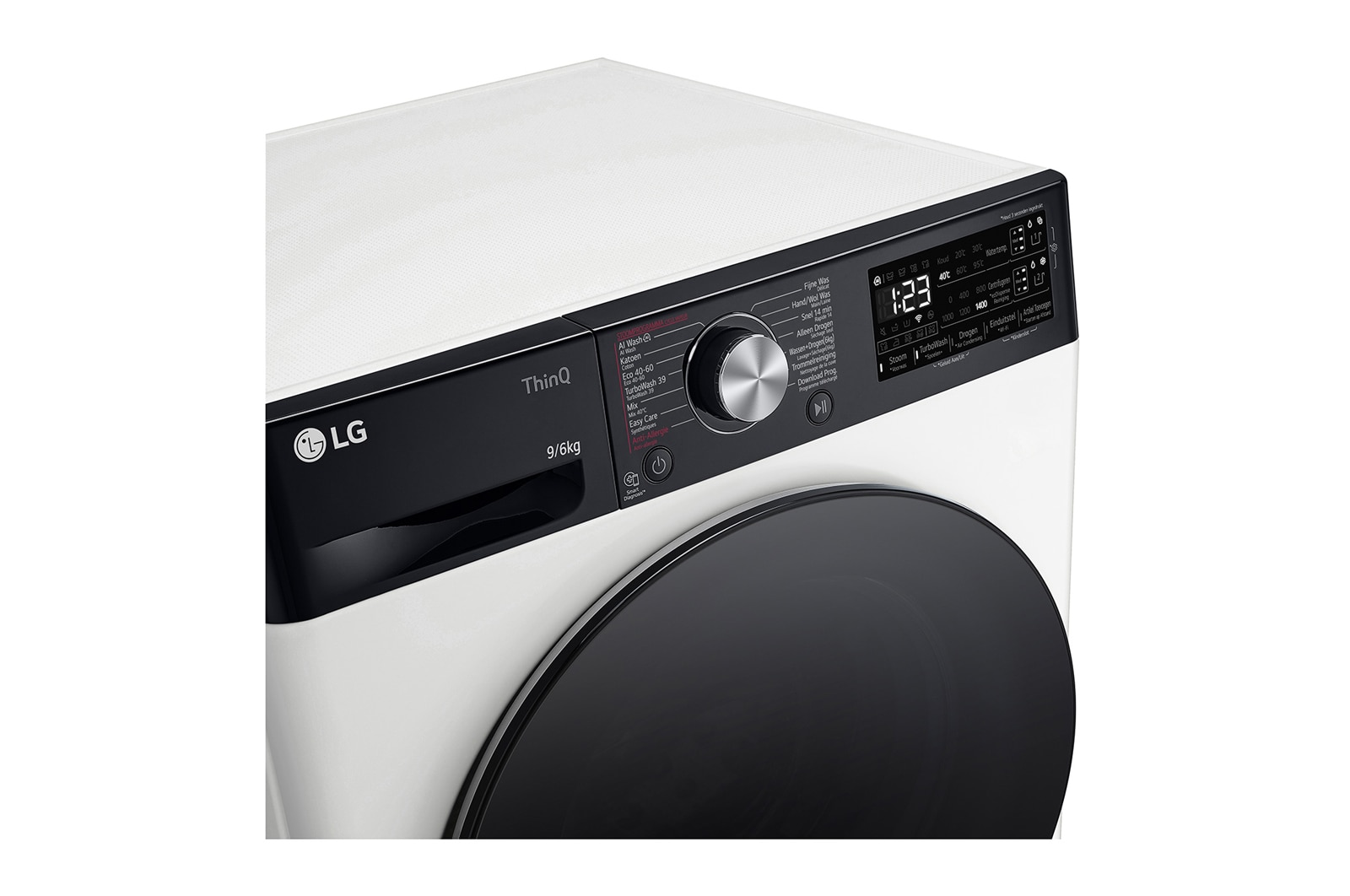 LG Was- droogcombinatie F4DR7596SYH | 9kg wassen / 6kg drogen |Turbowash 39, F4DR7596SYH