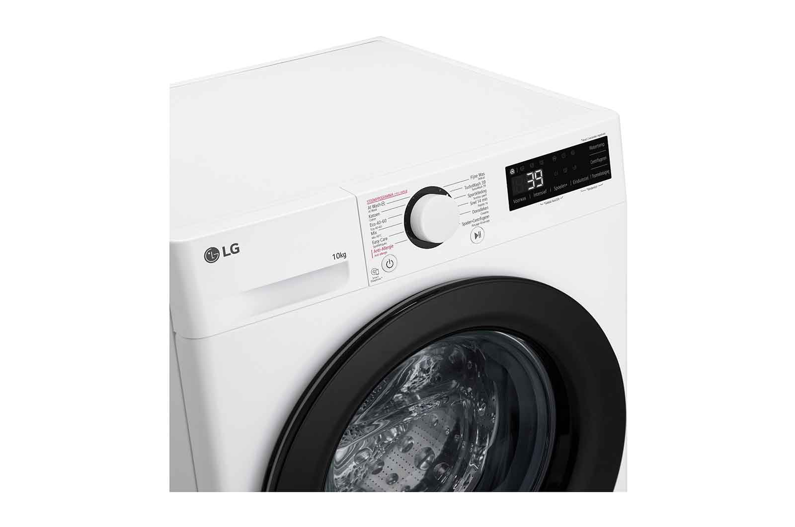LG 10kg Wasmachine Wit | AI DD™ | TurboWash™ | A-10%, F4WR3010S6W