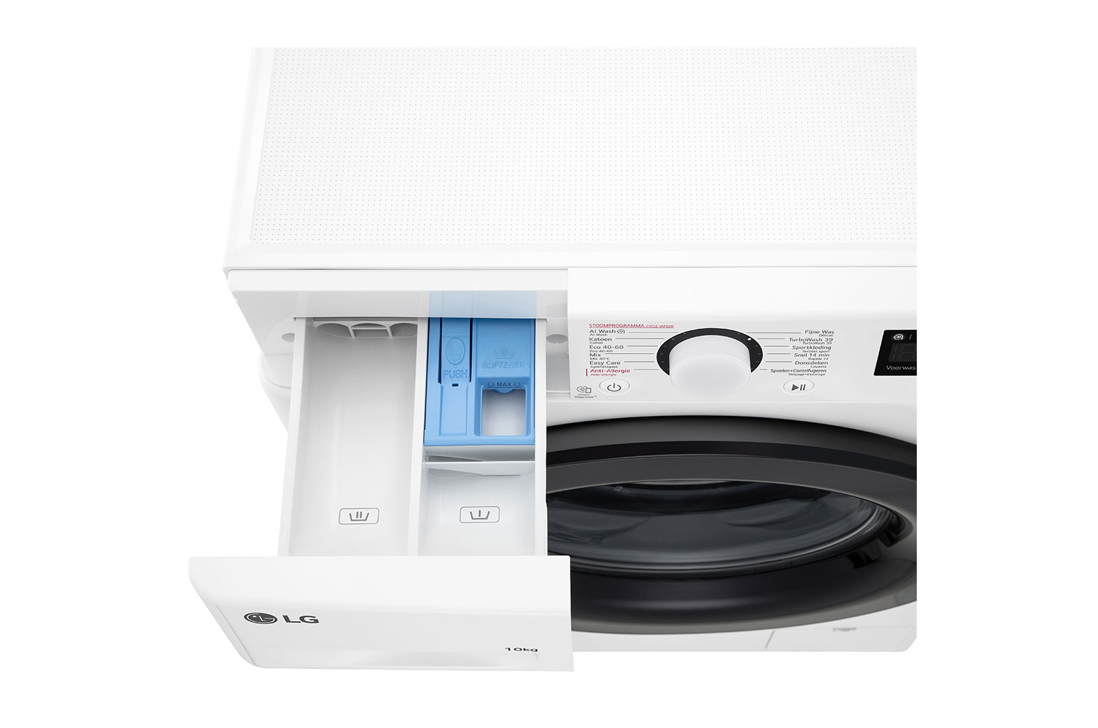 LG 10kg Wasmachine Wit | AI DD™ | TurboWash™ | A-10%, F4WR3010S6W