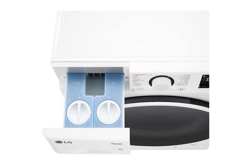 LG Wasmachine F4WR3509S0W | 9 kg capaciteit | TurboWash 39, F4WR3509S0W