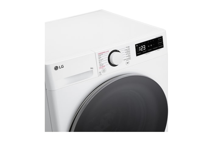 LG Slimme AI DD™ motor herkent je kleding | TurboWash™ 39 - Perfect schoon in 39 minuten | A-10% | 9 kg | Hygiënisch wassen met stoom, F4WR5009S1W