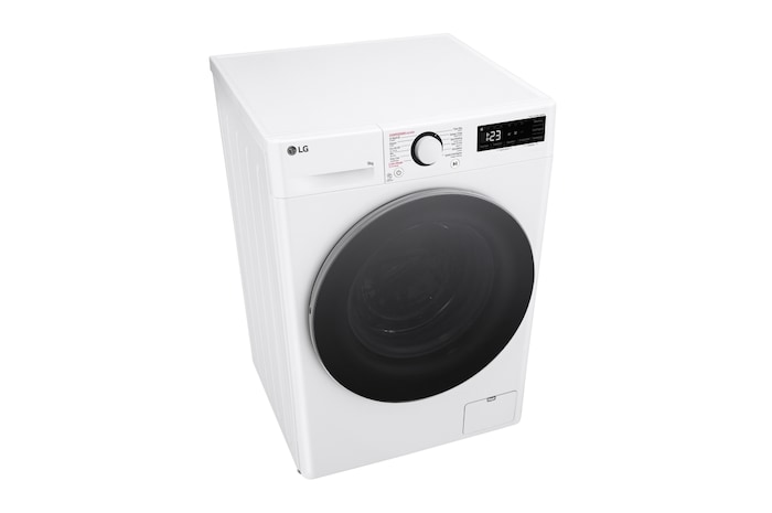 LG Slimme AI DD™ motor herkent je kleding | TurboWash™ 39 - Perfect schoon in 39 minuten | A-10% | 9 kg | Hygiënisch wassen met stoom, F4WR5009S1W