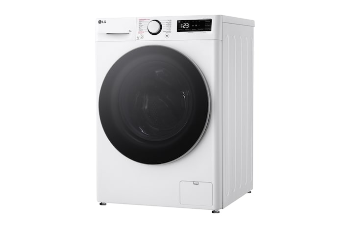 LG Slimme AI DD™ motor herkent je kleding | TurboWash™ 39 - Perfect schoon in 39 minuten | A-10% | 9 kg | Hygiënisch wassen met stoom, F4WR5009S1W