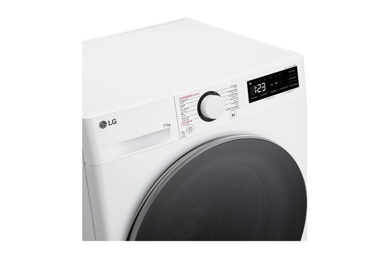 LG Slimme AI DD™ motor herkent je kleding | TurboWash™ 39 - Perfect schoon in 39 minuten | A-10% | 11 kg | Hygiënisch wassen met stoom, F4WR5011S1W