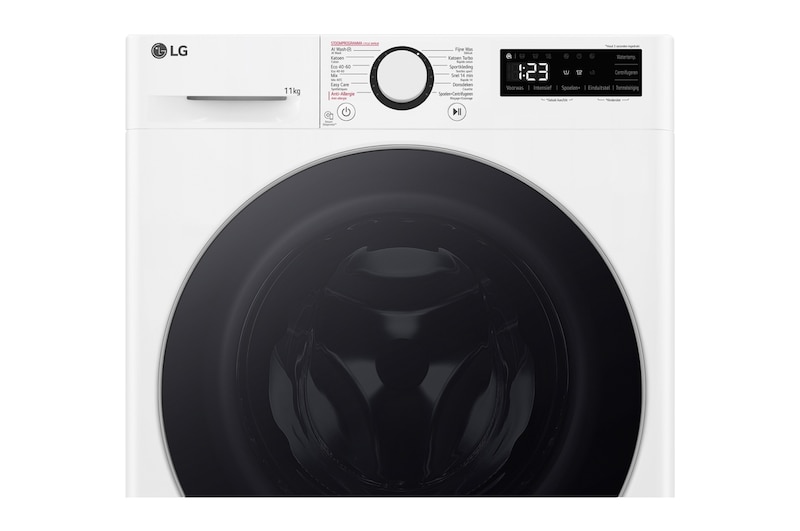 LG Slimme AI DD™ motor herkent je kleding | TurboWash™ 39 - Perfect schoon in 39 minuten | A-10% | 11 kg | Hygiënisch wassen met stoom, F4WR5011S1W