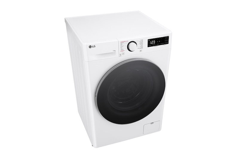 LG Slimme AI DD™ motor herkent je kleding | TurboWash™ 39 - Perfect schoon in 39 minuten | A-10% | 11 kg | Hygiënisch wassen met stoom, F4WR5011S1W