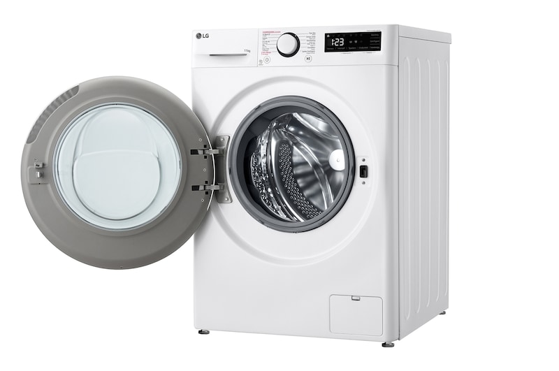 LG Slimme AI DD™ motor herkent je kleding | TurboWash™ 39 - Perfect schoon in 39 minuten | A-10% | 11 kg | Hygiënisch wassen met stoom, F4WR5011S1W