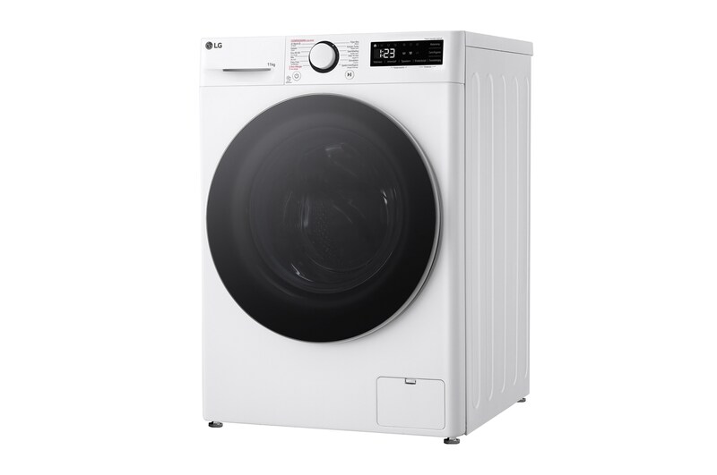 LG Slimme AI DD™ motor herkent je kleding | TurboWash™ 39 - Perfect schoon in 39 minuten | A-10% | 11 kg | Hygiënisch wassen met stoom, F4WR5011S1W