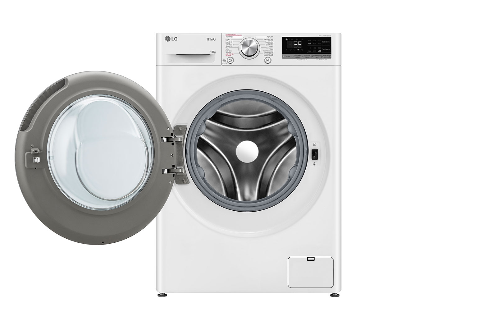 LG Wasmachine F4WR7011S1W | 11 kg capaciteit | TurboWash 39, F4WR7011S1W