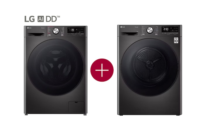 Voorkant van 11kg Wasmachine Antraciet | AI DD™ | TurboWash™ | Steam™