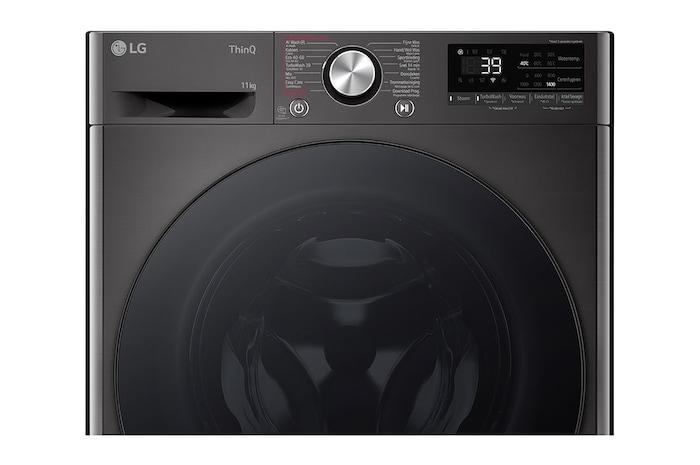 LG 11kg Wasmachine F4WR7011SYB + 9kg Droger RH90V9ZVEN Zwart, F4WR7011SYB.RH9ZVEN