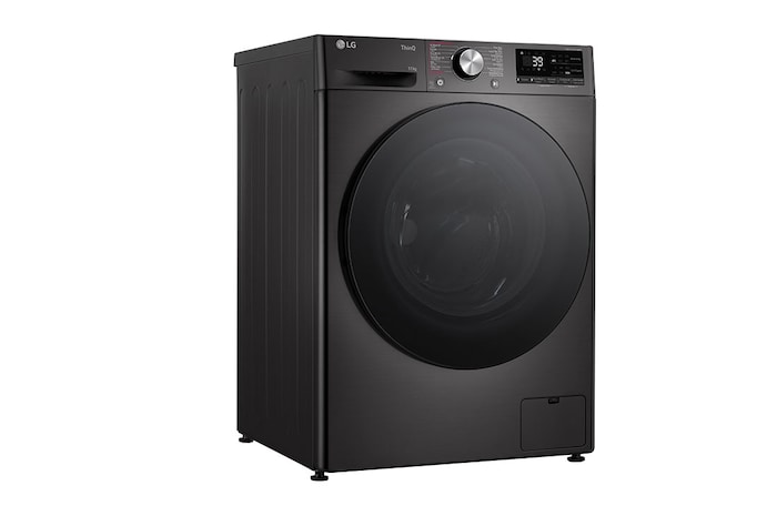 LG 11kg Wasmachine F4WR7011SYB + 9kg Droger RH90V9ZVEN Zwart, F4WR7011SYB.RH9ZVEN