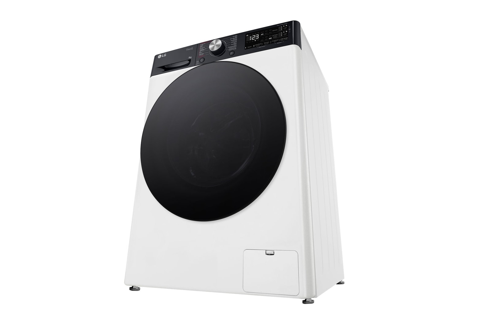 LG Slimme AI DD™ motor herkent je kleding | TurboWash™ 39 - Perfect schoon in 39 minuten | A-10% | 9 kg | EZDispense™ | Hygiënisch wassen met stoom, F4WR7509SYW