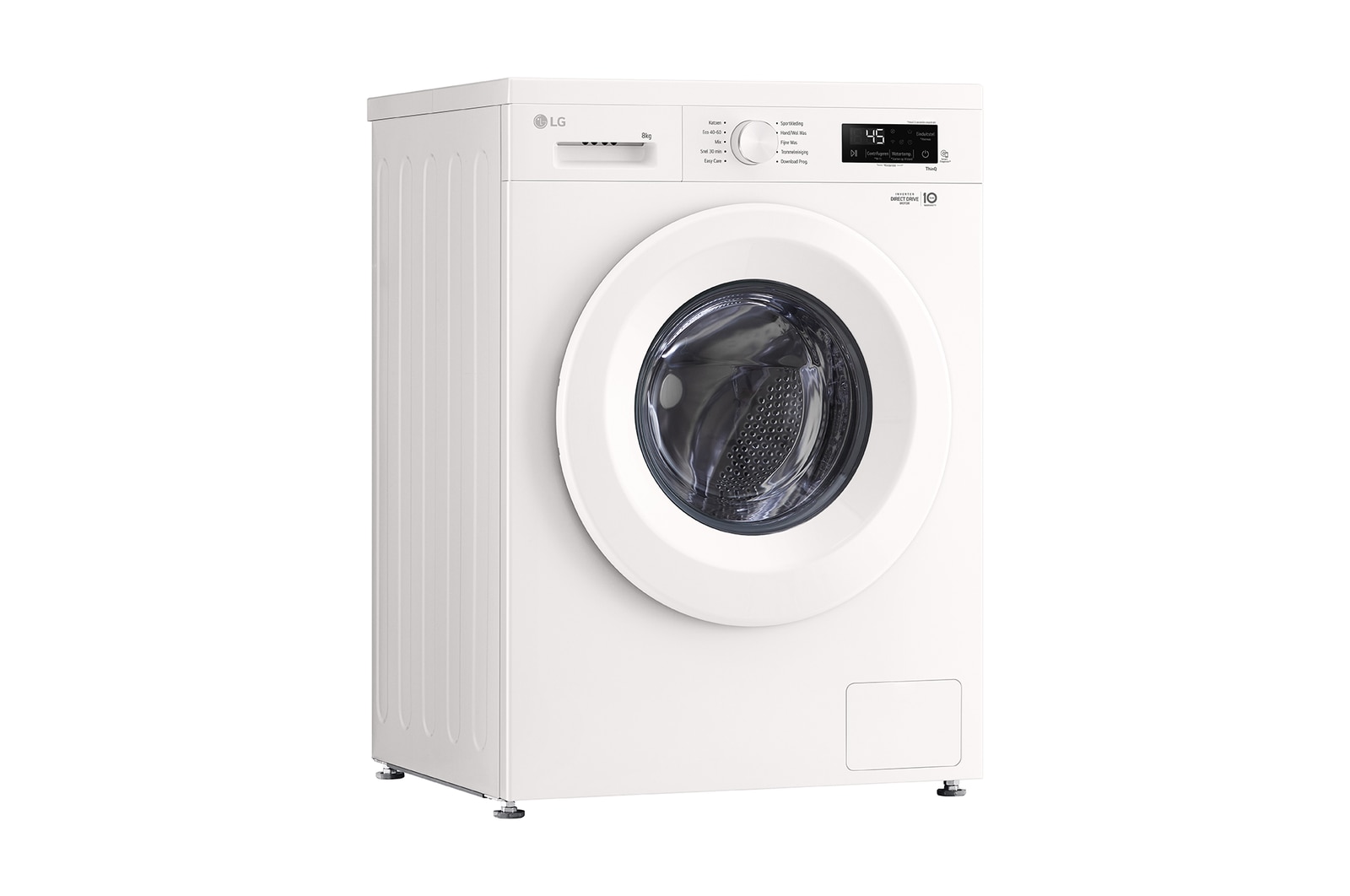 LG 8kg Wasmachine Wit | Inverter Direct Drive™ | Spa Steam™ | A, F4X1008NWH