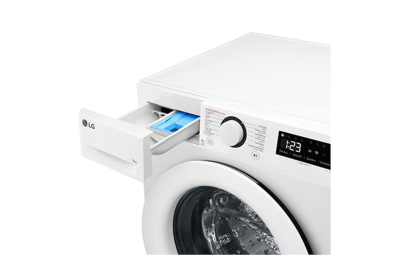 LG 9kg Wasmachine Wit | AI DD™ | Steam™ | A-10%, GC3R309S3
