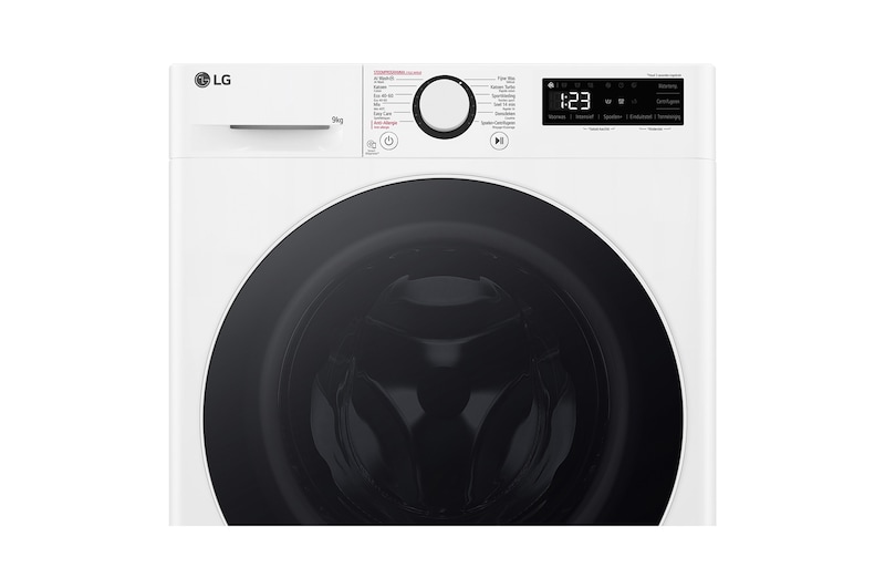 LG Slimme AI DD™ motor herkent je kleding | TurboWash™ 39 - Perfect schoon in 39 minuten | A-10% | 9 kg | Hygiënisch wassen met stoom, GC3R509S0