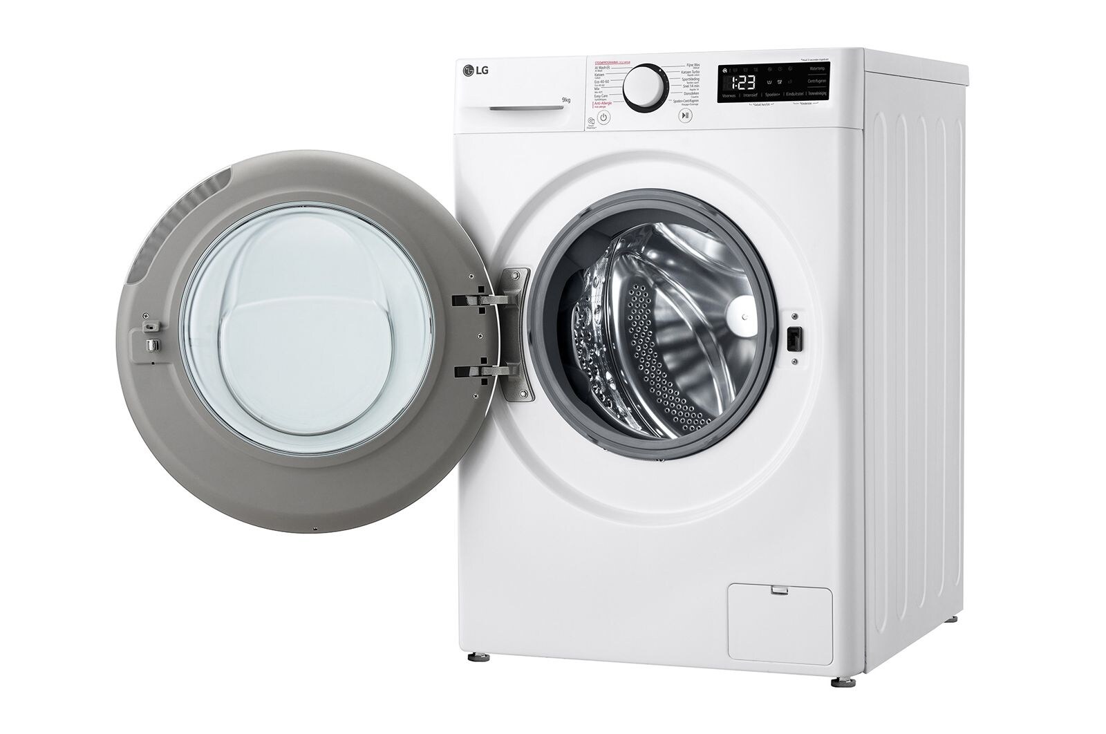 LG Slimme AI DD™ motor herkent je kleding | TurboWash™ 39 - Perfect schoon in 39 minuten | A-10% | 9 kg | Hygiënisch wassen met stoom, GC3R509S0
