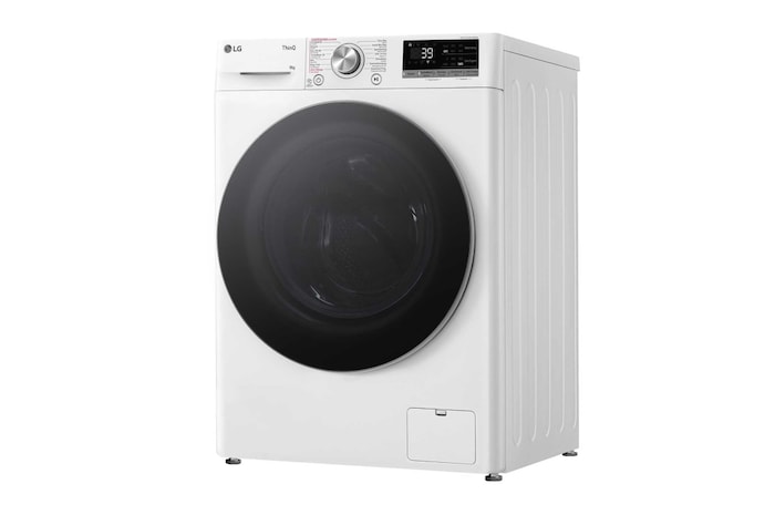 LG 9kg Wasmachine GC3R709S1 + 9kg Droger RH90V9AV3N Wit , GC3R709S1.RH9AV3N