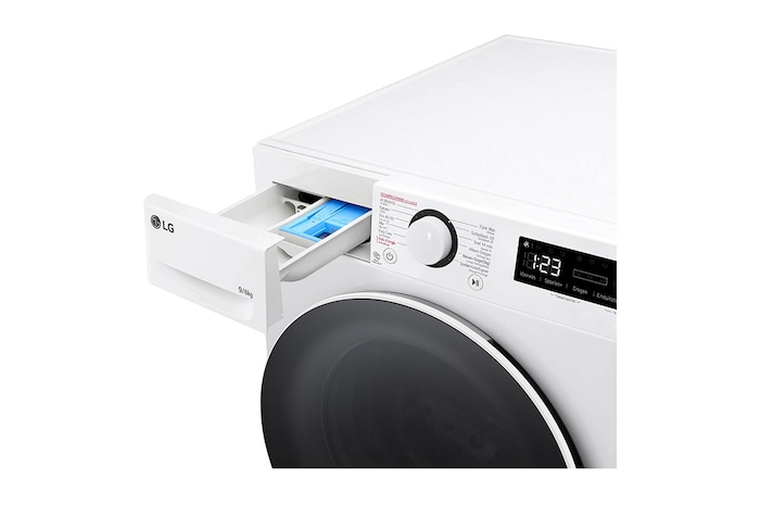 LG 9kg/6kg Wasdroogcombinatie Wit| AI DD™ | Steam+™ | A-10%, GD3R509S0