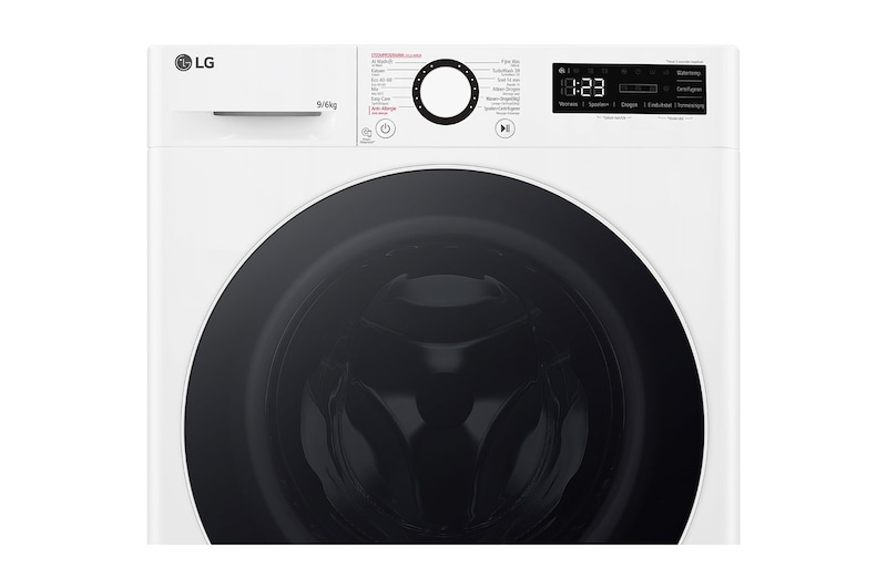 LG 9kg/6kg Wasdroogcombinatie Wit| AI DD™ | Steam+™ | A-10%, GD3R509S0
