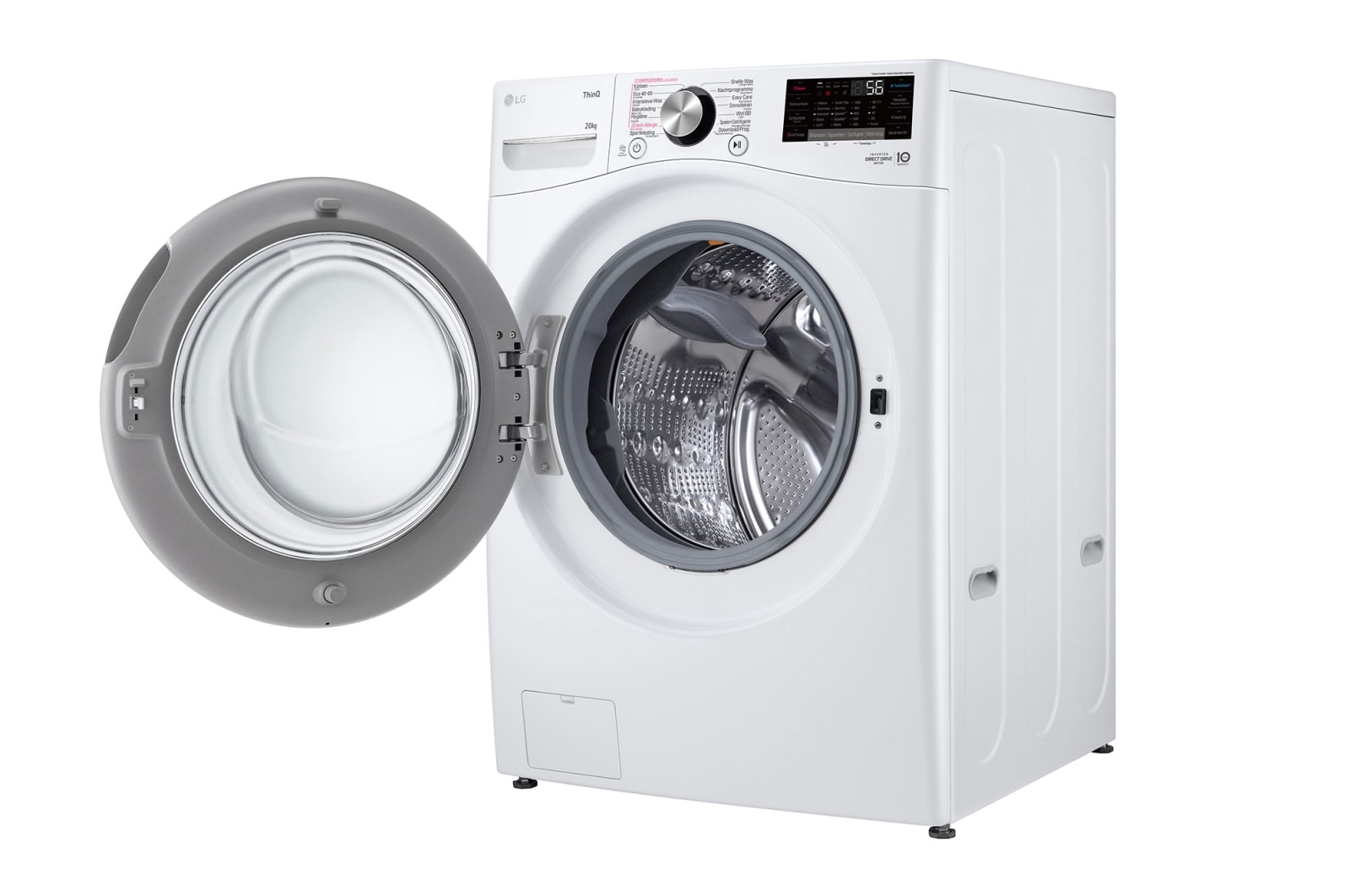 LG 20kg Wasmachine Wit | Inverter Direct Drive™ | Spa Steam™ | TurboWash™, LC0R2N2