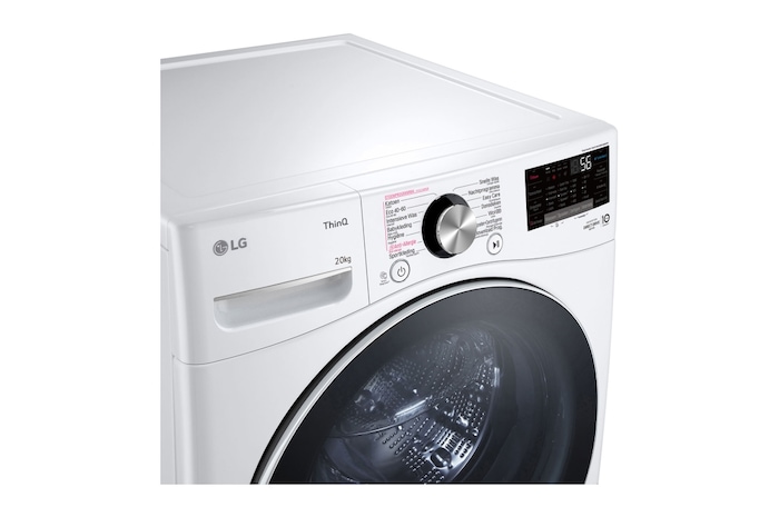LG 20kg Wasmachine LC0R2N2 + 18kg Droger RH18U8AVCW Wit, LC0R2N2.RH8AVCW