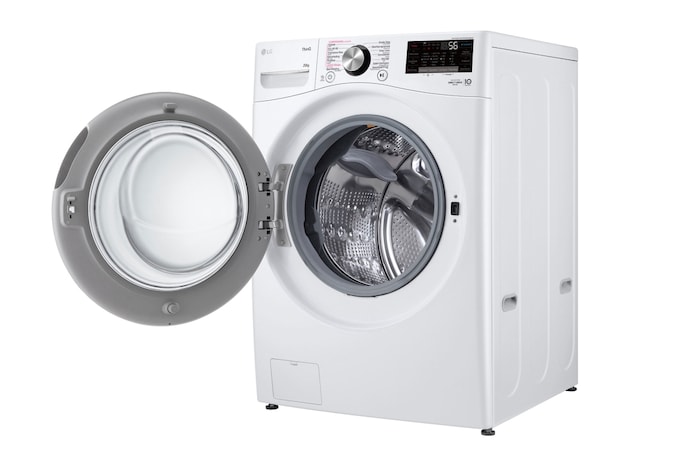LG 20kg Wasmachine LC0R2N2 + 18kg Droger RH18U8AVCW Wit, LC0R2N2.RH8AVCW